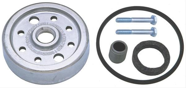 Adapter, 1956-1967, Oil Filter, Canister to Spin-On Conversion, Aluminum, Natural, 13/16-16 in. Thread, Chevy, GMC, Kit