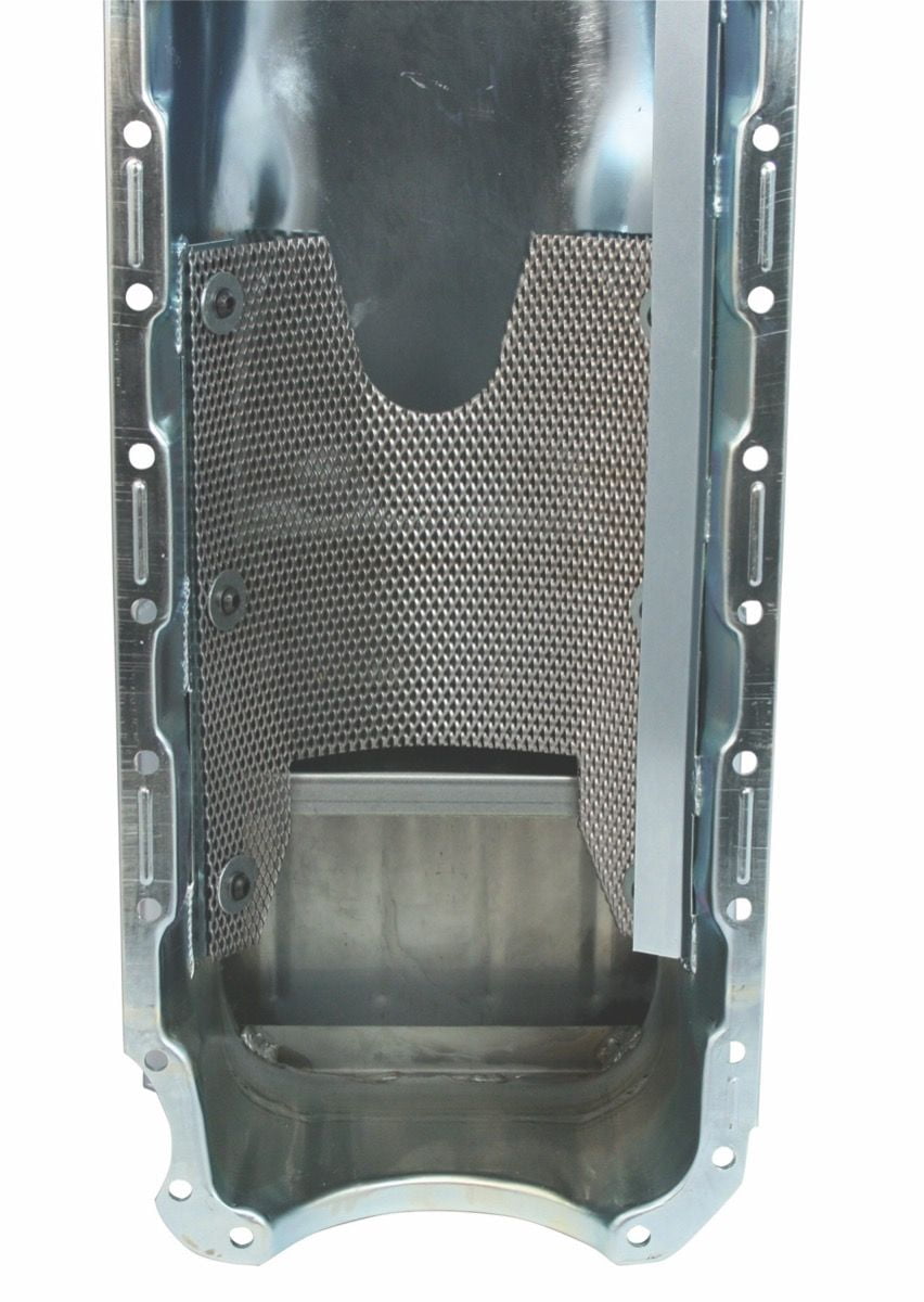 BBC, MKIV, Kicked Out Sump Steel Oil Pan 7 Quart Capacity Mark IV Block