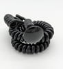 Atomic Plastic, Mushroom Button, Large 1.18" / 30mm Face, Push Button, Momentary Armed, 6' Black Coiled Cord, Max 12 Amps