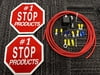 #1 Stop - 4500 Billet Electric Throttle Stop, Dominator, 2.150" Blades, Black Hard Coat, 1.875" Tall