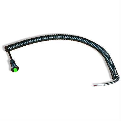 Green Trans-Brake Button w/ Spiral Cord