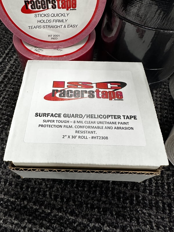 clear helicopter tape