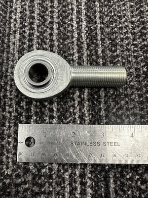 3/4-16, RH, Rod End, 3/4" x 16 Male Thread, 5/8" Hole, 3 pc. Steel, Extra Strength, H.D. Shank, (Nut - FK-SJNR12)