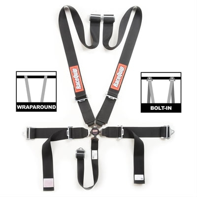 Camlock 5 Point Harness Set, Pull-Down Lap