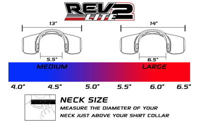 NecksGen Rev 2 Lite Head & Neck Restraint, Large