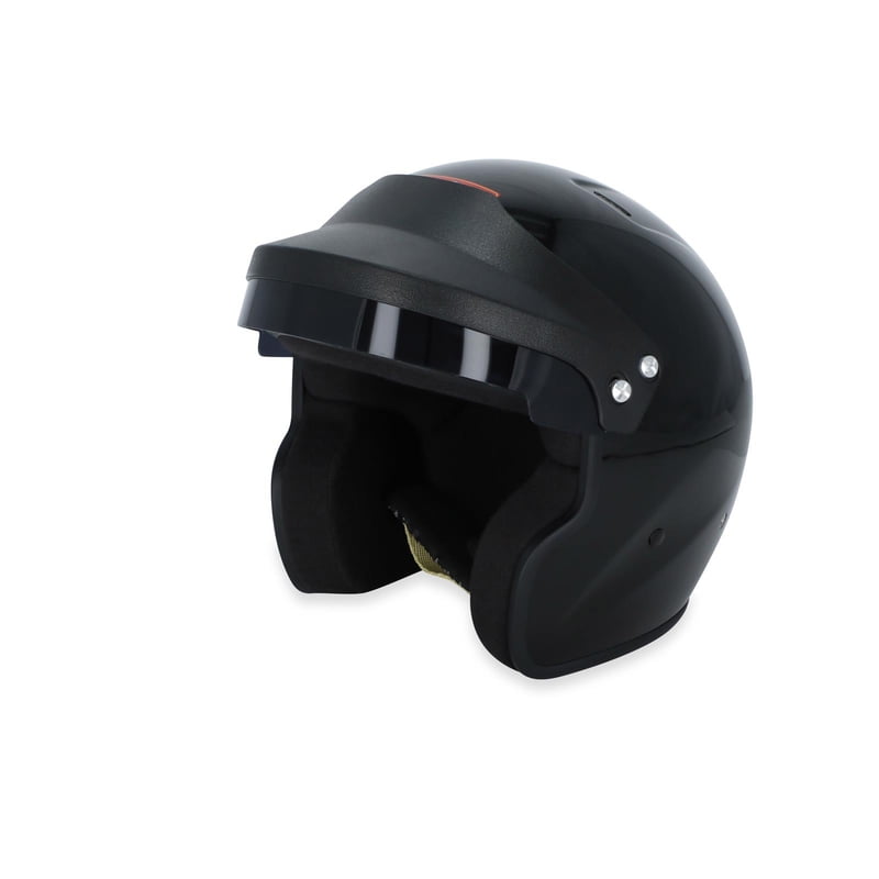 RaceQuip OF25 Open Face Helmet Snell SA-2025 Rated; Gloss Black