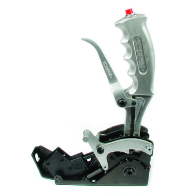 Automatic Shifter, Pistol-Grip Quarter Stick with Button, Chevy, Powerglide/TH250/TH350/TH375/TH400.
