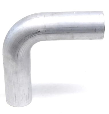 1" 90 Degree Bend 6061 Aluminum Tubing 16 Gauge w/ 6" Leg & 1.5" CLR