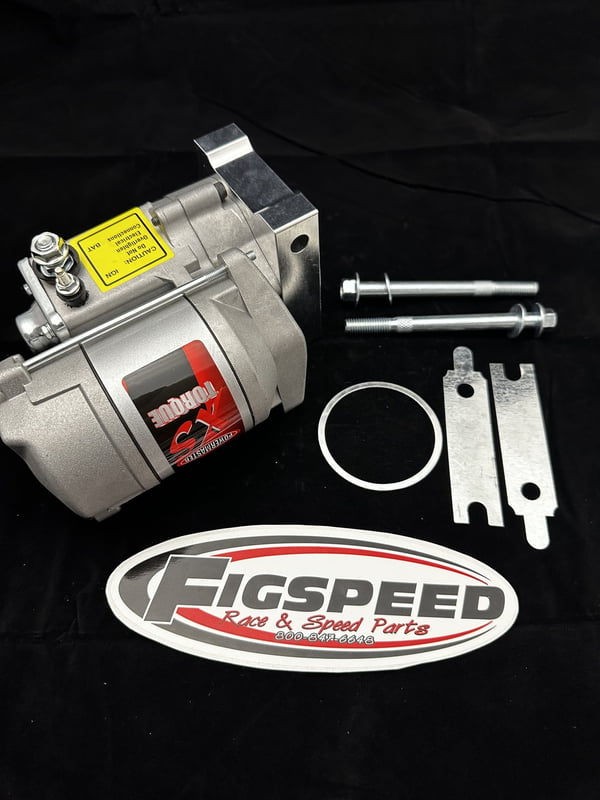 GM LS Starter, Powermaster, Billet Mounting Block, Performance, 200 Ft