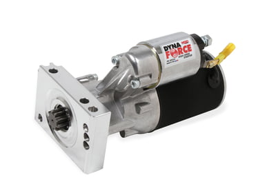 GM, SBC/BBC Black, Starter, 25% Faster, 4.40/1 Reduction, 3.73 HP Motor, 3 Position Inline Mounting, 153 & 168 Tooth, 16v Compatible, Serial#
