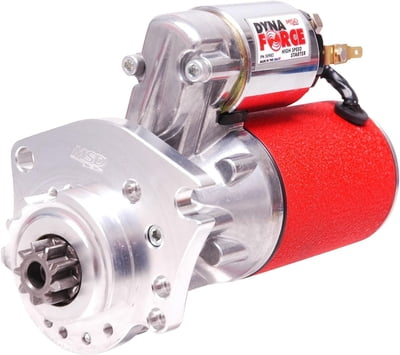 ALL NEW EXCEPT FRONT MOUNTING BLOCK - Chrysler Starter, Big / Small Block 318-440, Max Comp. Ratio:18.0:1, Gear Reduction Ratio:3.73:1, DynaForce, Mini, High-Speed, Clockable