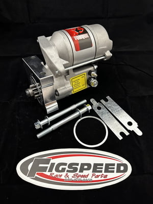 GM LS Starter, Powermaster, Billet Mounting Block, Performance, 200 Ft LBS of Torque, 4.40:1, (Carbureted OK),