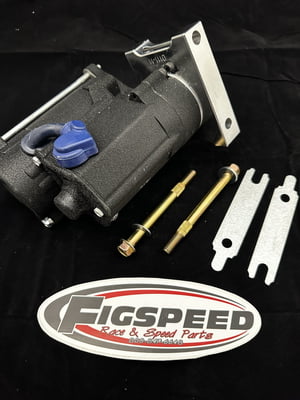 Starter, Pontiac/Olds Mini Starter, Infinite Clocking, 12;1 compression, 4.40:1 Ratio, Billet Aluminum