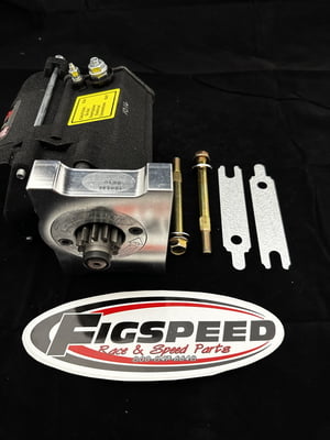 Starter, Pontiac/Olds Mini Starter, Infinite Clocking, 12;1 compression, 4.40:1 Ratio, Billet Aluminum