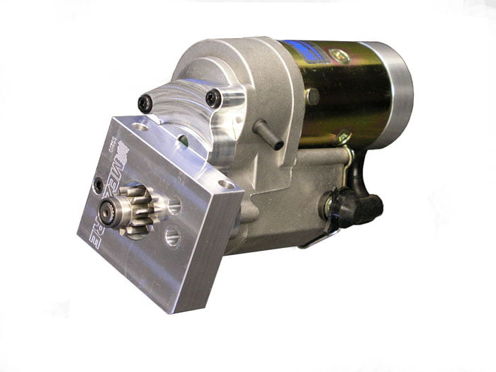 SBC LS, True Start High Torque Starter, Mini, Inline, Natural Finish