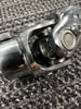 Steering Universal Joint, Chrome Steel, 3/4" 36-Spline, 3/4" DD