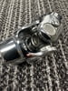 Steering Universal Joint, Chrome Steel, 3/4" Round Smooth Bore x 3/4" Round Smooth Bore