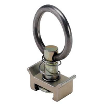 Single Stud, Cargo Tie Down Anchor, Sliding Anchor, Steel, Zinc Plated, 1,000 lb. Capacity, Versa