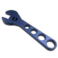 9" Aluminum Adjustable Wrench, -3 To -20 AN
