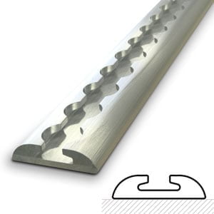 VersaTie Tie-Down Anchor, Series 3, 8 Ft. Long, Aluminum