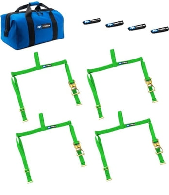 UTV Wheel Net Pack, 32" Tall, Green, SxS, Side by Side, 4 Nets