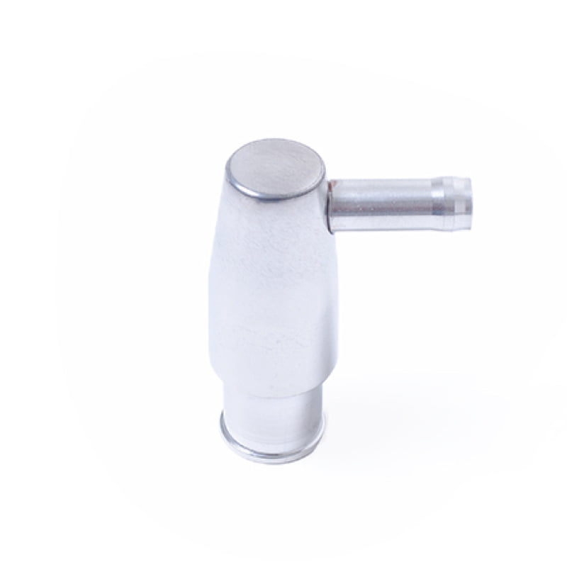 PCV Valve, 90 Degree, Billet Aluminum, Polished, 3/8" Hose Barb