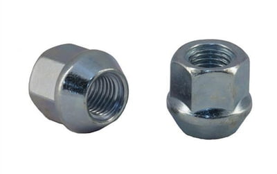 1/2"-20 Bulge Open End, Acorn Lug Nut - 3/4" Hex, Lug Nut, Conical, Sold Each